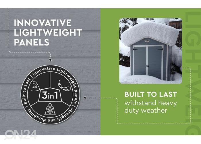 Садовый домик Keter Manor 0,98 м², 128x94x196 см увеличить