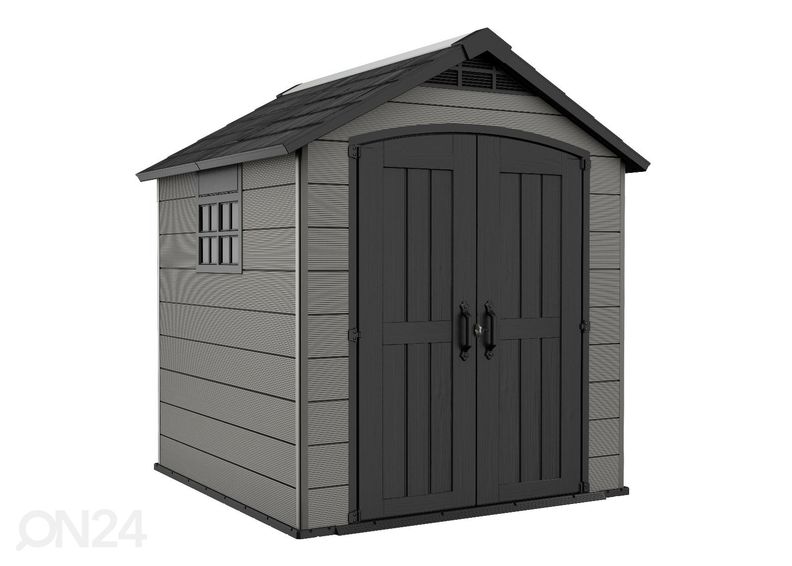 Садовый домик Premier 757, 4 м², серый увеличить