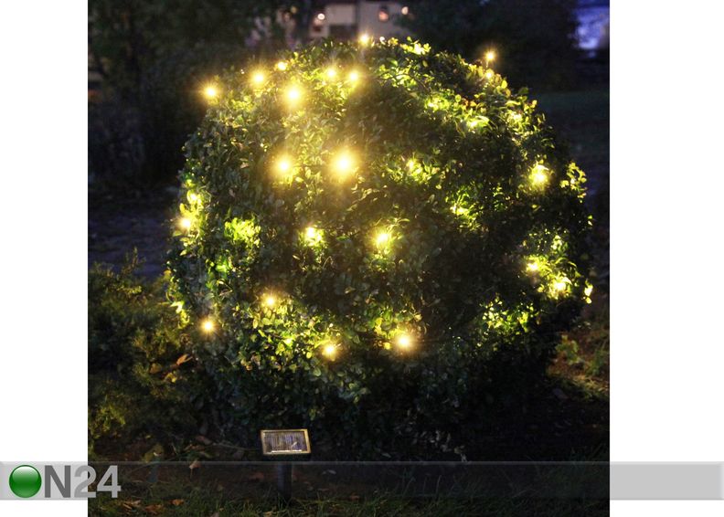 Садовый светильник с солнечной панелью 40 LED увеличить