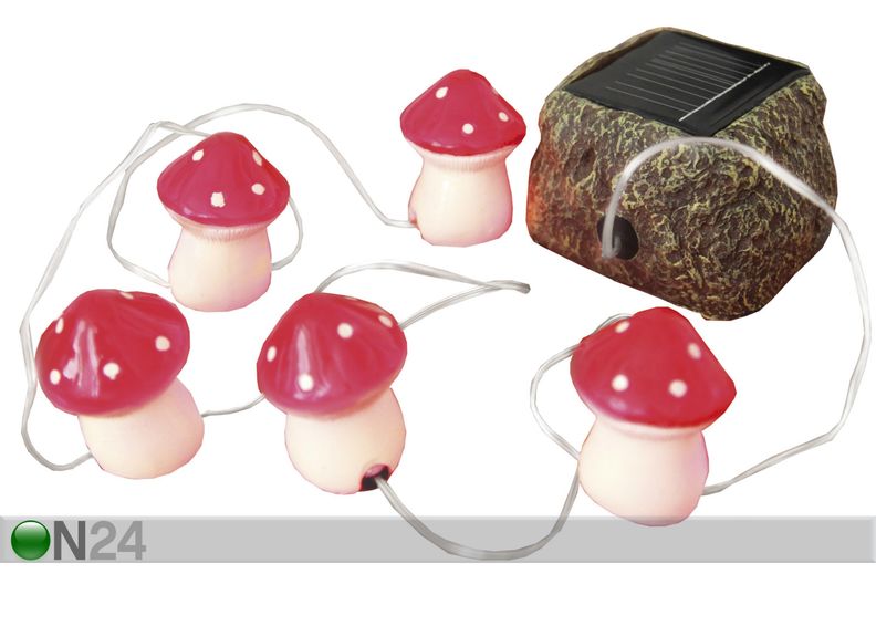 Садовый светильник с солнечной панелью 6 LED увеличить