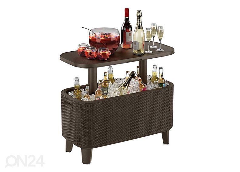 Садовый стол-бар Keter Bevy Bar, коричневый увеличить