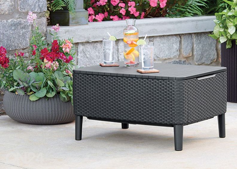 Садовый стол Keter Salemo, графит 56x76 см увеличить