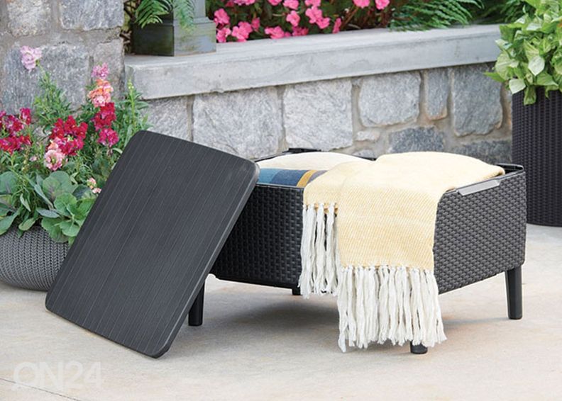 Садовый стол Keter Salemo, графит 56x76 см увеличить