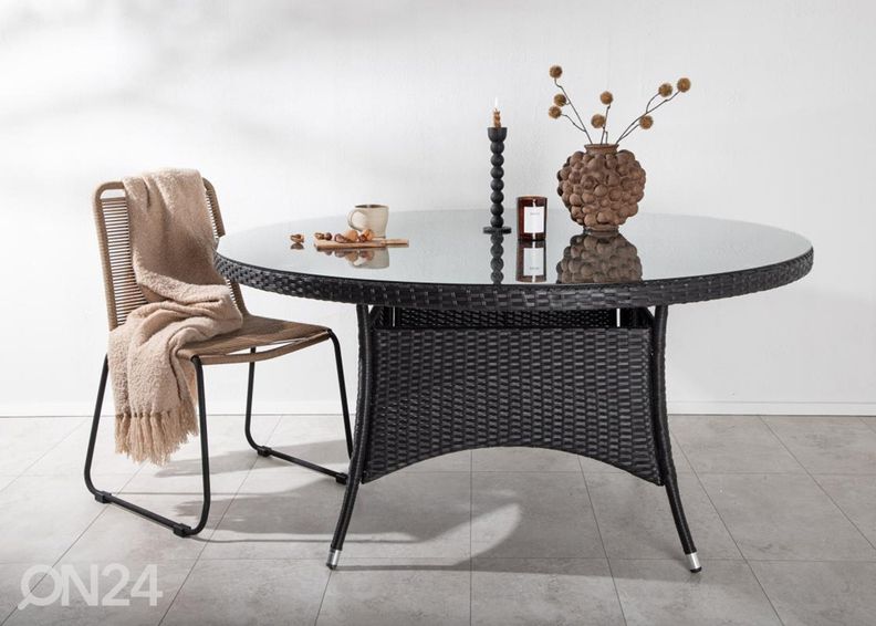 Садовый стол Volta, черный увеличить