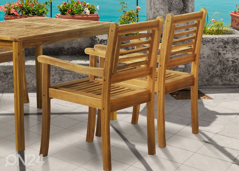 Садовый стул, акация увеличить