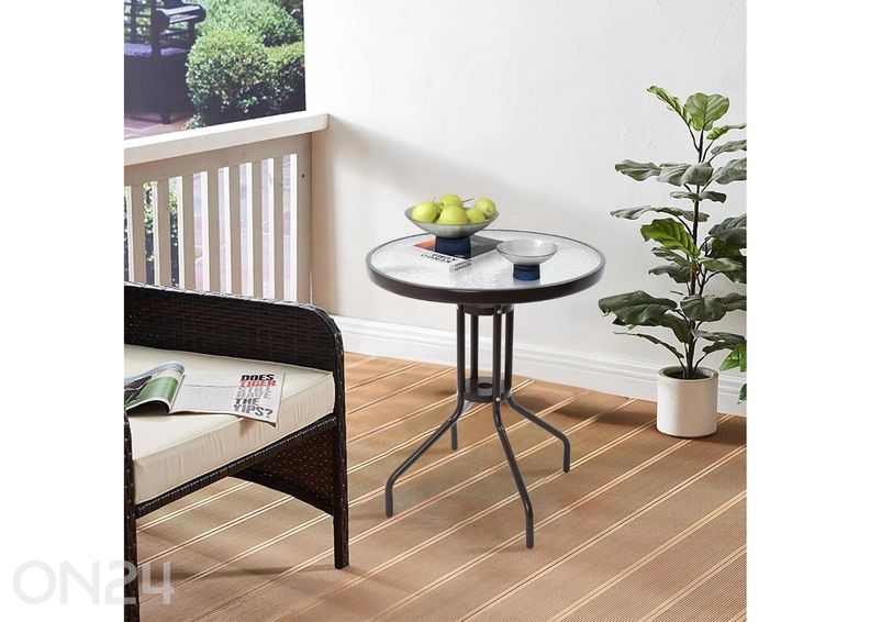 Садовый стул, черый увеличить