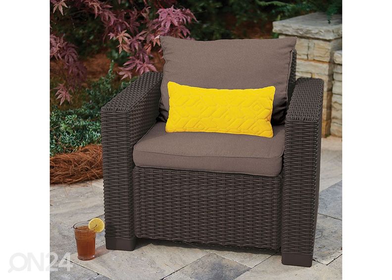 Садовый стул Keter California, коричневый 2 шт. увеличить