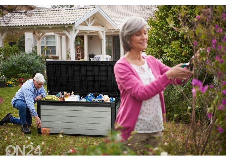 Садовый ящик для хранения Keter Denali 570 л, DuoTech увеличить