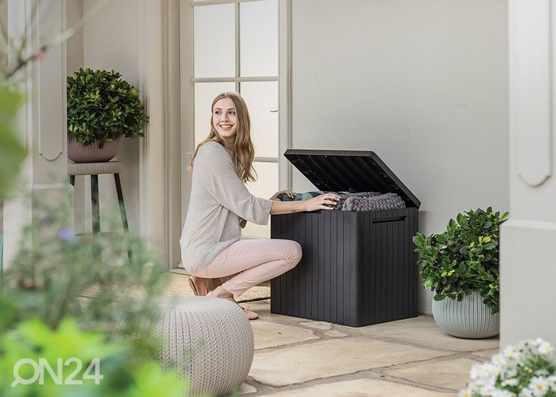 Садовый ящик Keter City Box, графит увеличить