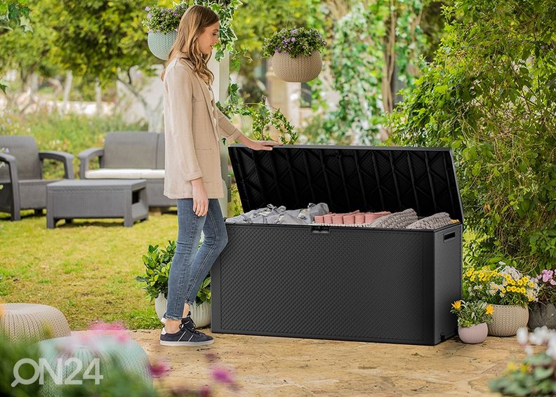 Садовый ящик Keter Emily, графит увеличить