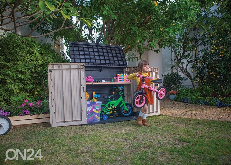 Садовый ящик Keter Store It Out, бежевый/коричневый увеличить