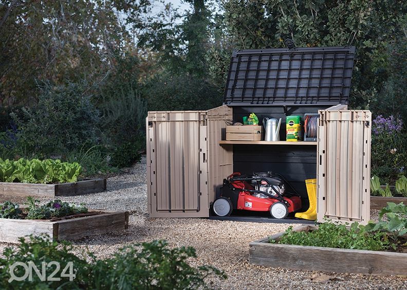 Садовый ящик Keter Store It Out, бежевый/коричневый увеличить