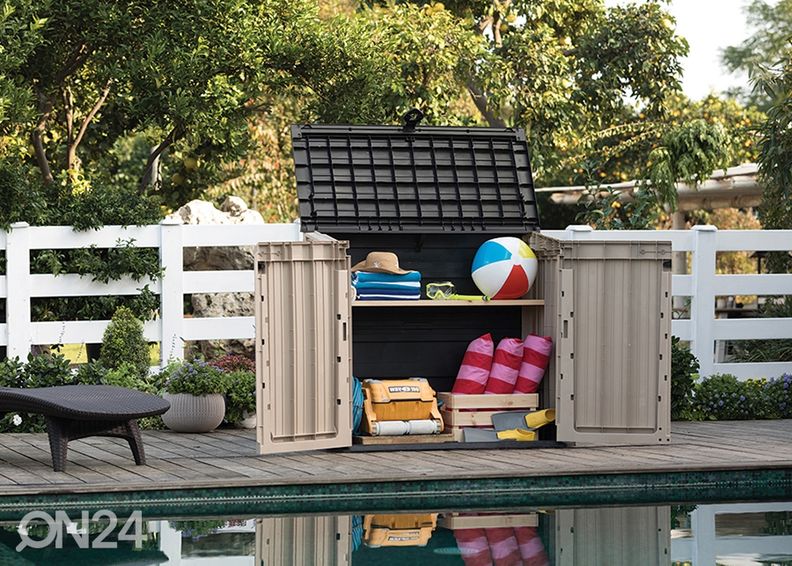 Садовый ящик Keter Store It Out, бежевый/коричневый увеличить