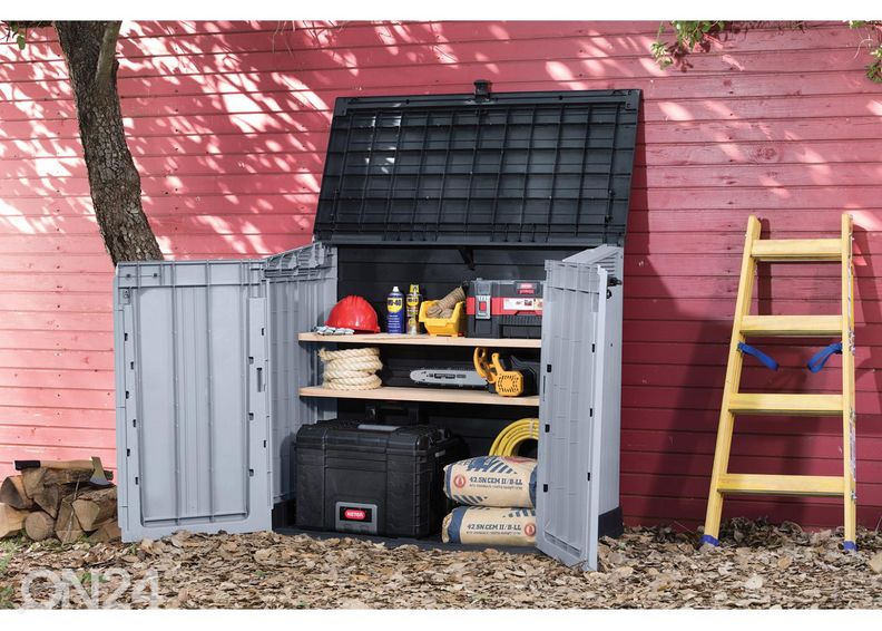 Садовый ящик Keter Store It Out, серый/черный увеличить