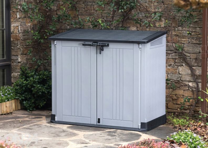 Садовый ящик Keter Store It Out, серый/черный увеличить