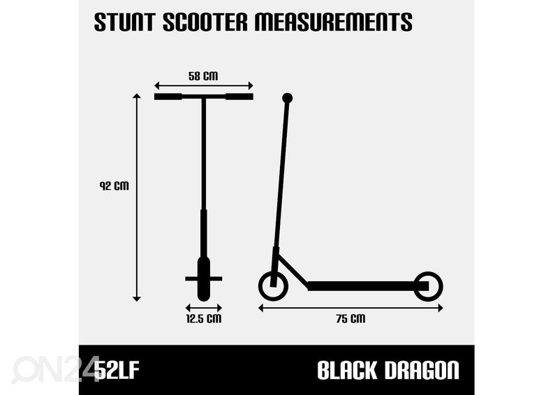 Самокат для трюков FreeRide IHC 120 Black Dragon увеличить