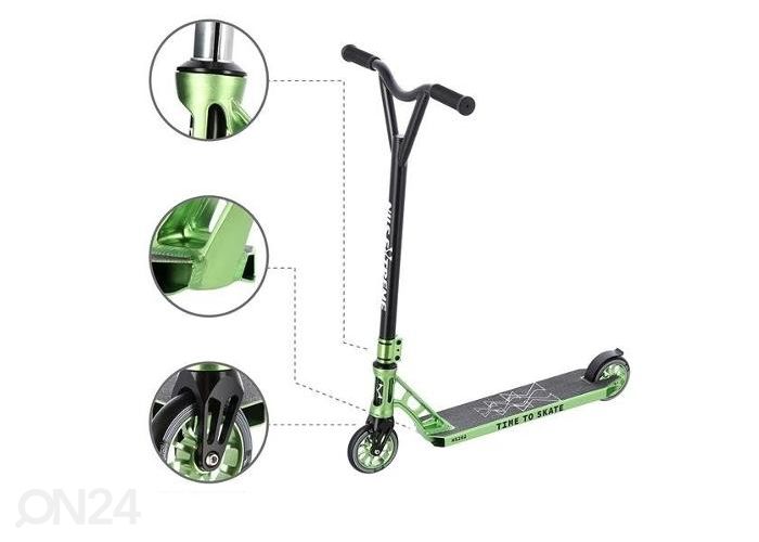 Самокат для трюков Nils Extreme HS202 Pro черно-зеленый увеличить