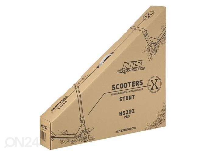 Самокат для трюков Nils Extreme HS202 Pro черно-зеленый увеличить