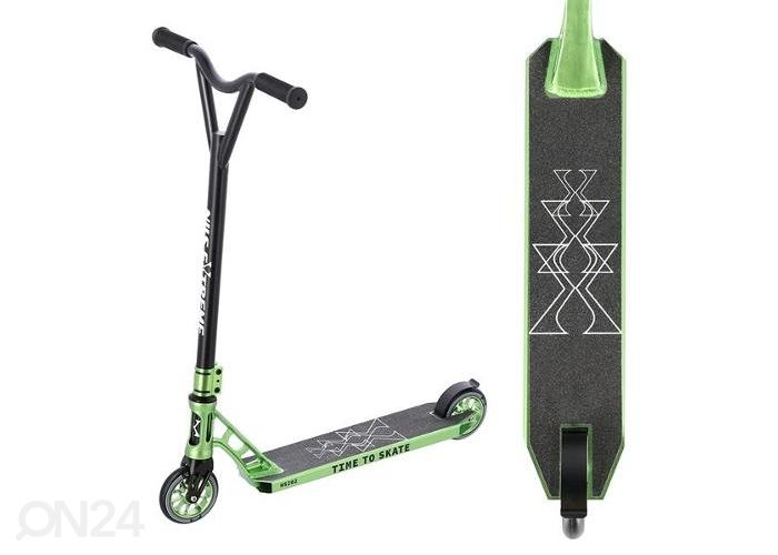 Самокат для трюков Nils Extreme HS202 Pro черно-зеленый увеличить