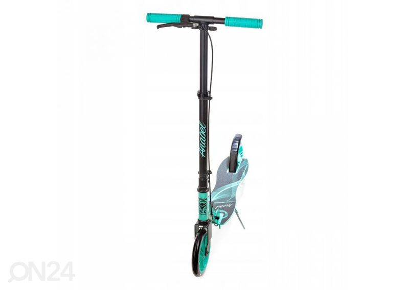 Самокат с ручным тормозом Raven Anabel 200 мм черный/мятный увеличить