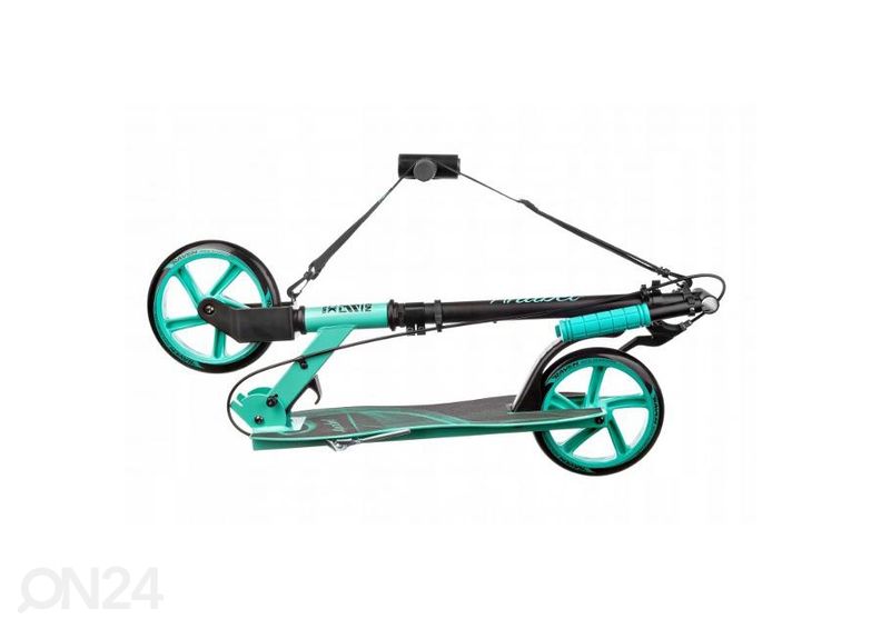 Самокат с ручным тормозом Raven Anabel 200 мм черный/мятный увеличить