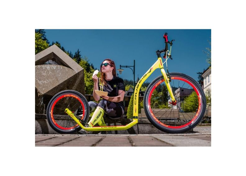 Самокат Crussis Active 4.4 черный - желтый увеличить