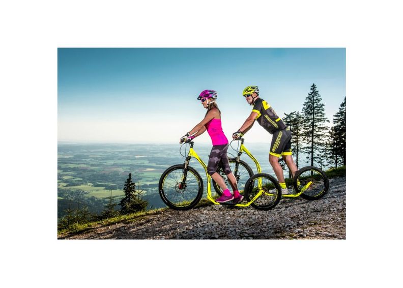 Самокат Crussis Active 4.4 черный - желтый увеличить