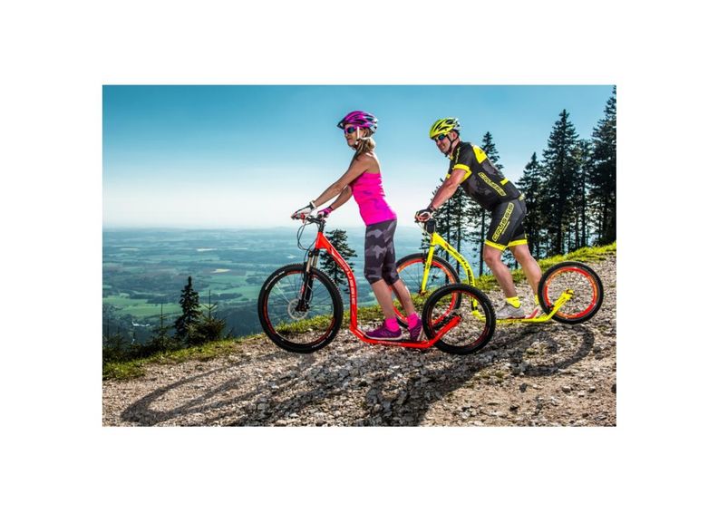 Самокат Crussis Active 4.4 черный - желтый увеличить