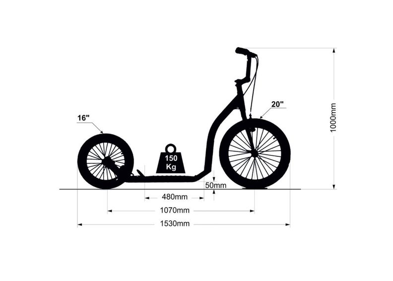 Самокат Crussis Active 4.4 черный - желтый увеличить