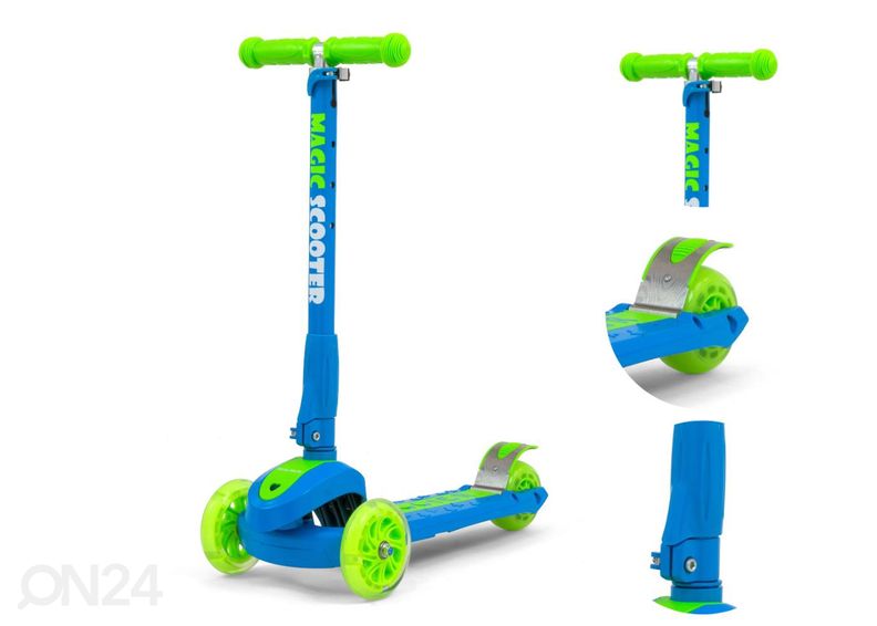 Самокат Magic сине-зеленый 3Вт увеличить