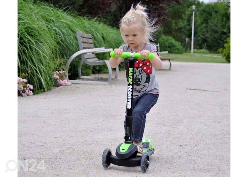 Самокат Magic сине-зеленый 3Вт увеличить