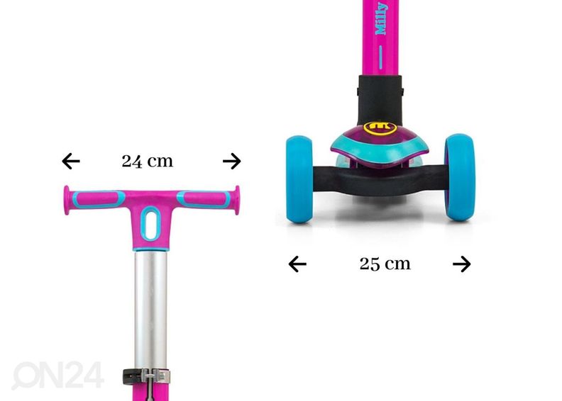 Самокат Micmax розовый 3Вт увеличить