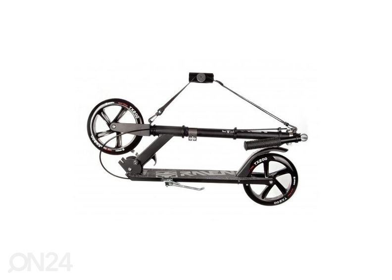 Самокат Raven Straight 200 мм ручной тормоз черный/серебристый увеличить