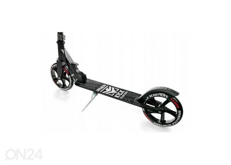 Самокат Raven Straight 200 мм ручной тормоз черный/серебристый увеличить