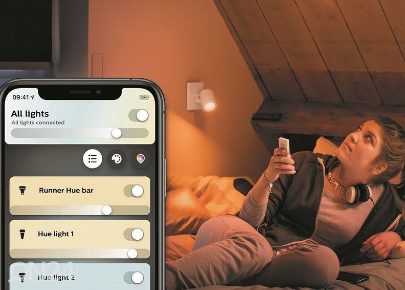 Светильник потолочный Hue Runner точечный 3x5,5 Вт белый 2200-6500K увеличить
