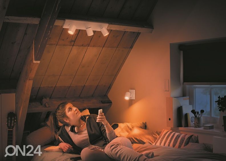 Светильник потолочный Hue Runner точечный 3x5,5 Вт белый 2200-6500K увеличить