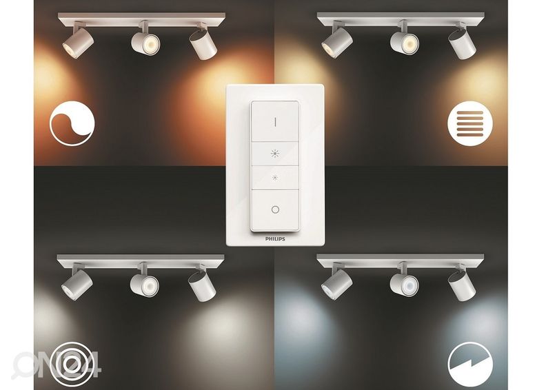 Светильник потолочный Hue Runner точечный 3x5,5 Вт белый 2200-6500K увеличить