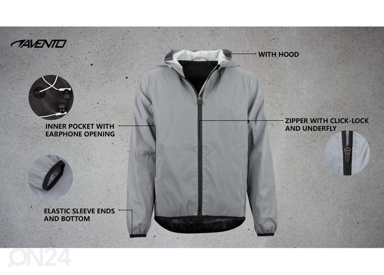 Светоотражающая куртка для детей Avento увеличить