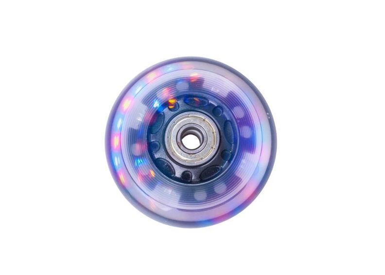 Светящиеся колесо с подшипником для роликовых коньков PU 70*24 мм s ABEC 5 Insportline увеличить