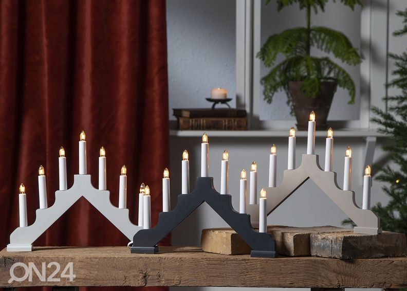 Свеча Адвента Ada, светло-серая увеличить