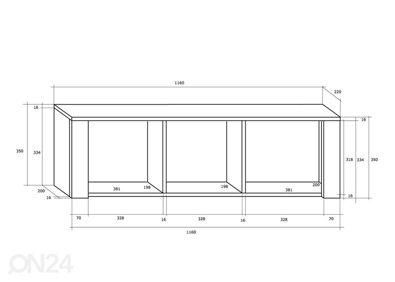 Секция Midleton 296 cm увеличить