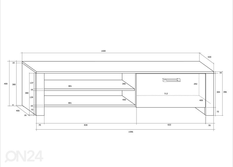 Секция Midleton 296 cm увеличить