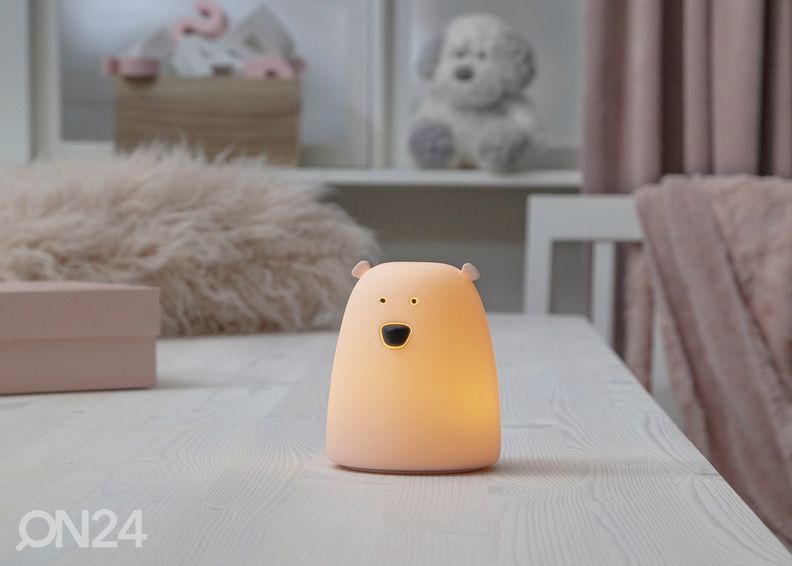 Сенсорный ночник Big Bear, розовый увеличить