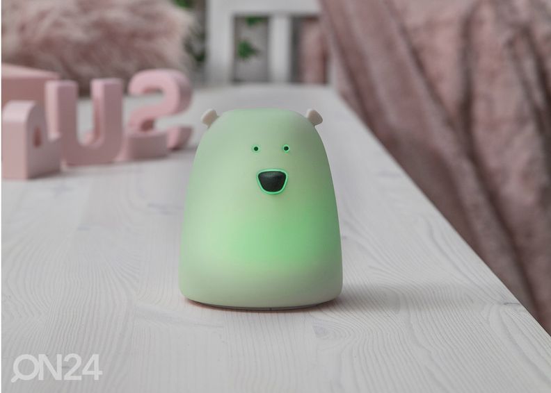 Сенсорный ночник Big Bear, розовый увеличить