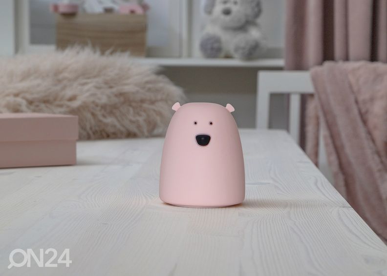 Сенсорный ночник Big Bear, розовый увеличить