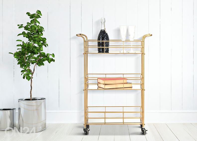 Сервировочный столик Glam, золотистый увеличить