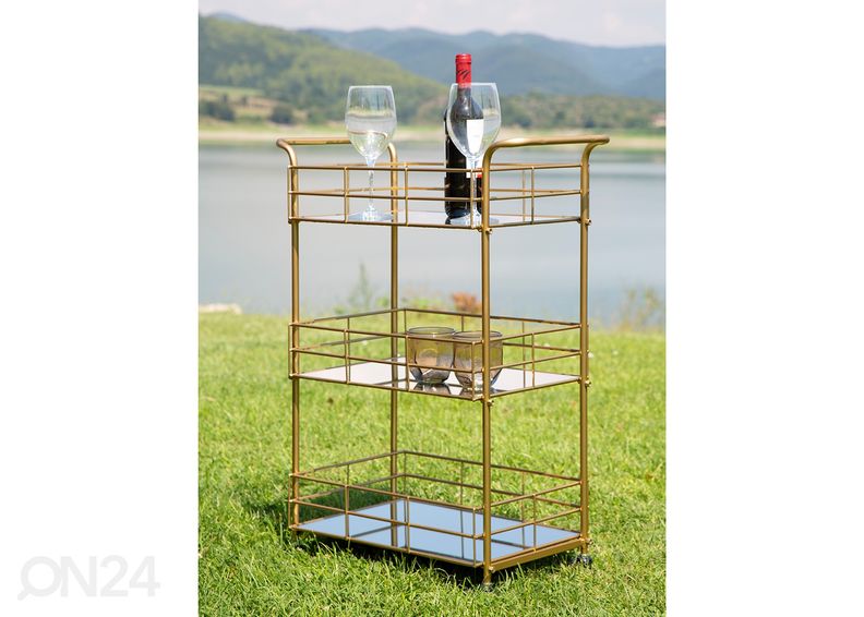 Сервировочный столик Glam, золотистый увеличить