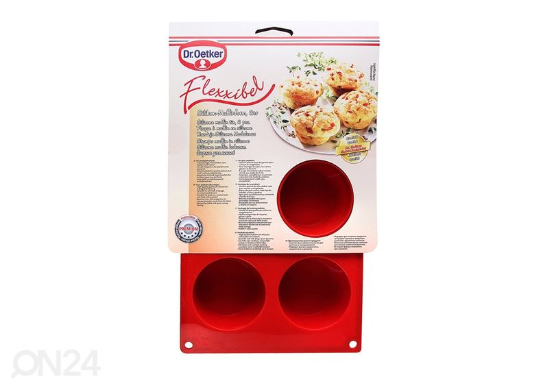 Силиконовая форма для маффинов увеличить