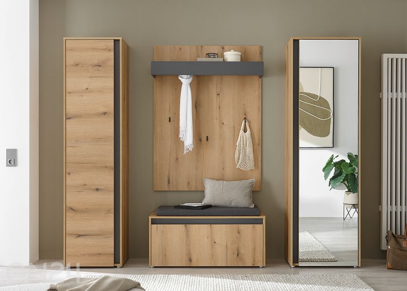 Скамейка для прихожей с подушкой для сиденья City увеличить