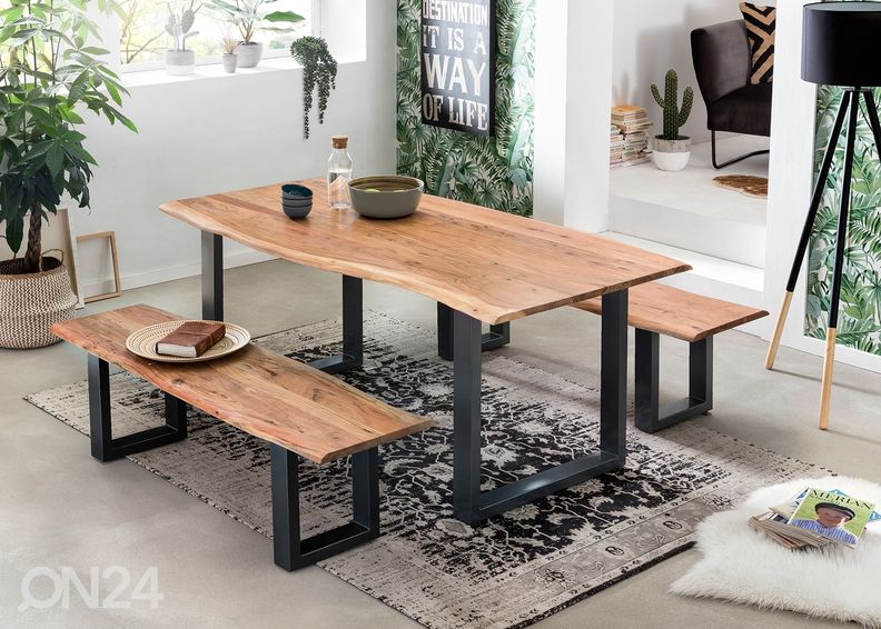 Скамейка 150 cm, натуральный увеличить